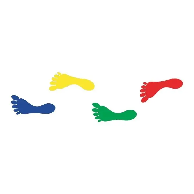 Voorgevormde thermoplastische markering - 6007_Thermoplast voetafdrukken div. kleuren