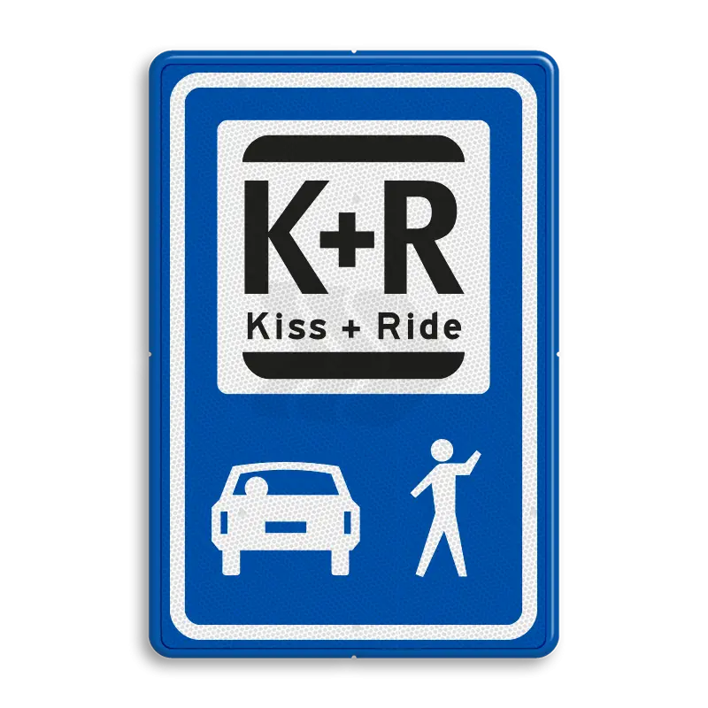 Kiss & Ride borden - informatiebord-kiss-ride-pictogrammen-traffictotaal.nl