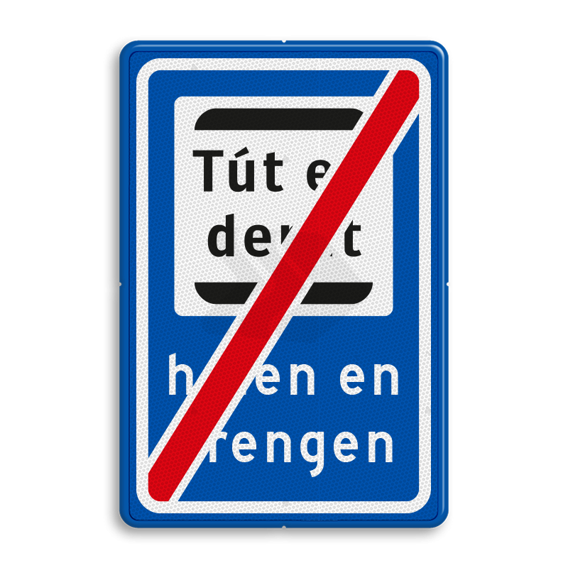 Kiss & Ride borden - informatiebord-tut-en-derut-einde-halen-en-brengen-traffictotaal.nl