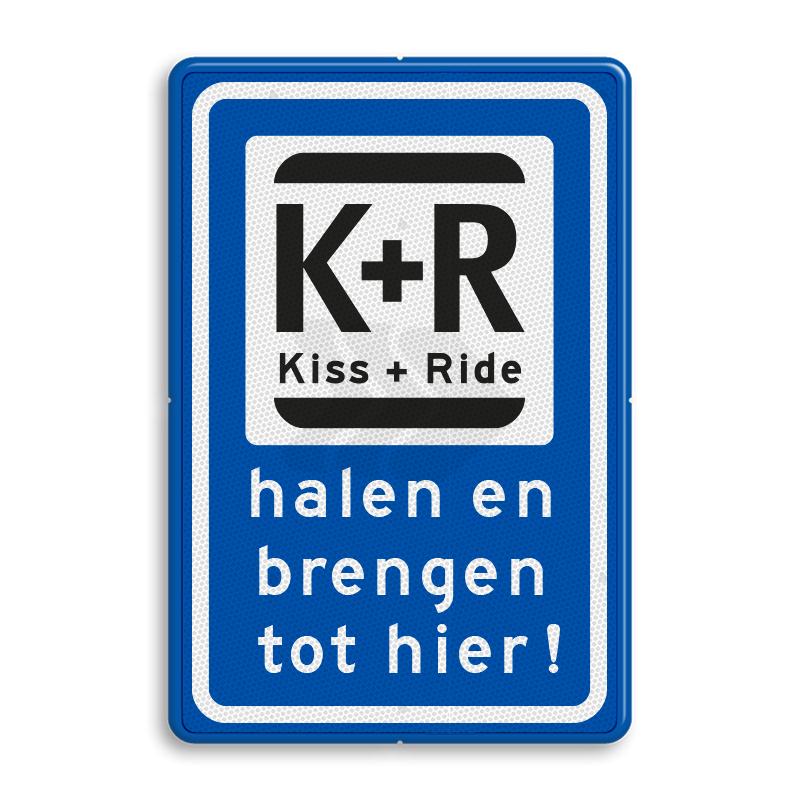 Kiss & Ride borden - verkeerbord-rvv-l52t-kiss-ride-halen-en-brengen-tot-hier-traffictotaal.nl