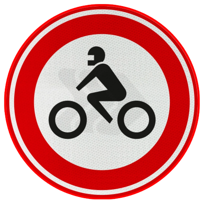 GESLOTEN VERKLARINGEN - officieel-verkeersbord-rvv-verboden-voor-motorfietsen-traffictotaal