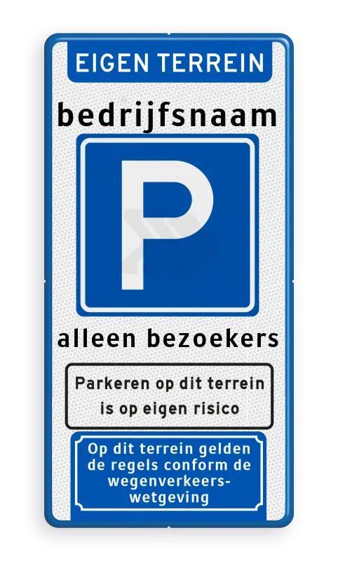 parkeerbord-banner-tekst-e04-tekst-2x-picto-traffictotaal.nl