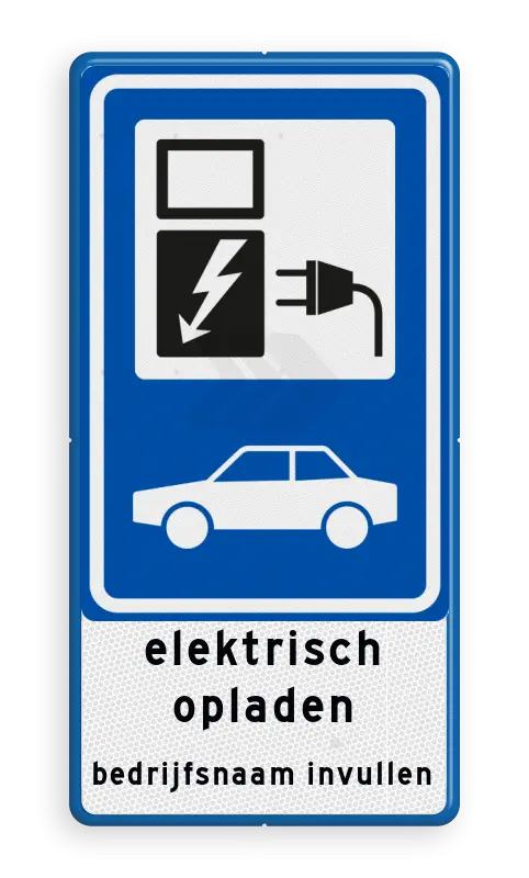 Elektrische voertuigen - parkeerbord-bew101-sp19-2x-tekst