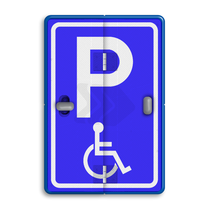 Parkeerborden mindervaliden - parkeerbord-e-serie-met-2-standen-boekwerkbord-traffictotaal