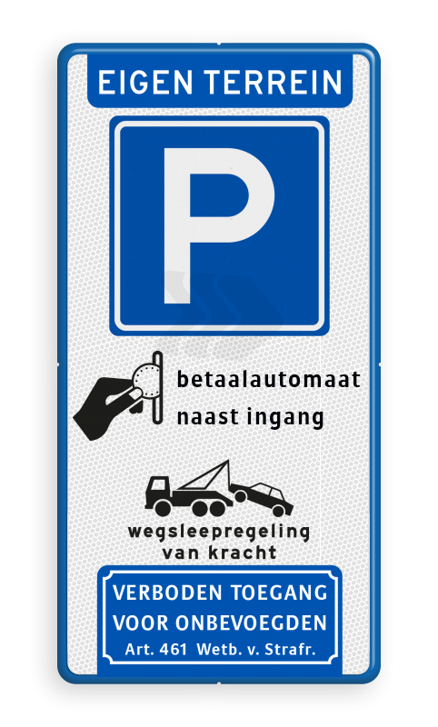 Parkeerborden (toegestaan) - parkeerbord-eigen-terrein-e04-betaalautomaat-vt461-1
