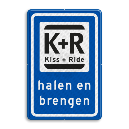 L - INFORMATIEBORDEN - verkeerbord-rvv-l52-kiss-ride-halen-en-brengen
