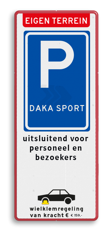 Parkeerborden (toegestaan) - verkeersbord-400x1000mm-et-e09vi-wkr-logo-traffictotaal.nl