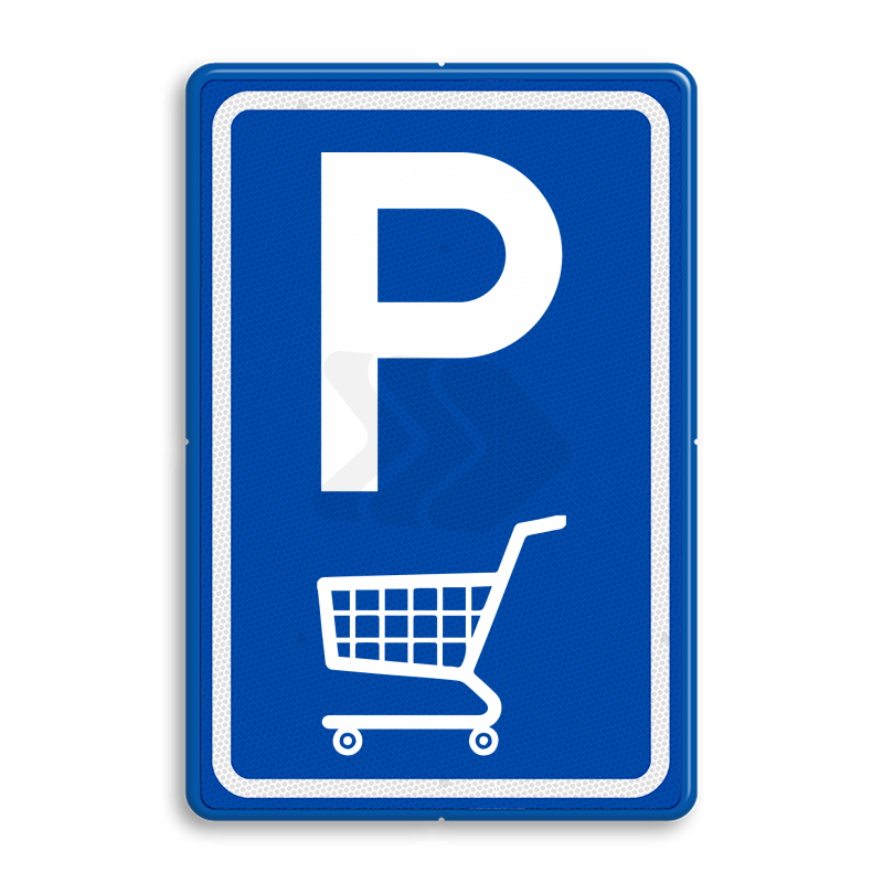 PARKEERGELEGENHEID - verkeersbord-e08-parkeerplaats-winkelwagen
