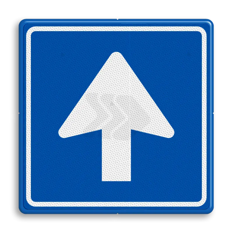 RIJRICHTING - verkeersbord-rvv-c03-eenrichtingsweg
