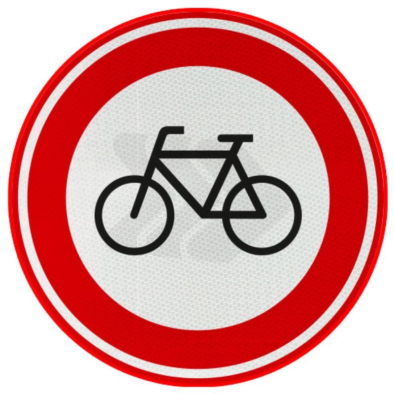 GESLOTEN VERKLARINGEN - verkeersbord-rvv-c14-gesloten-voor-fietsers.