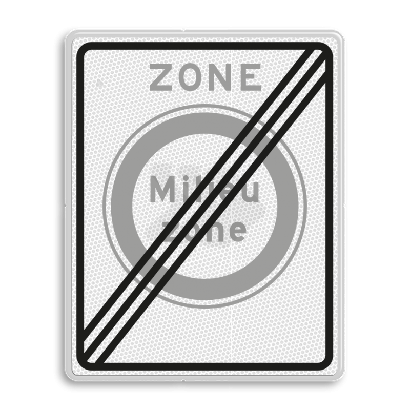 ZONEBORDEN - verkeersbord-rvv-c22aze-zone-gesloten-voor-vervuilende-vrachtautos