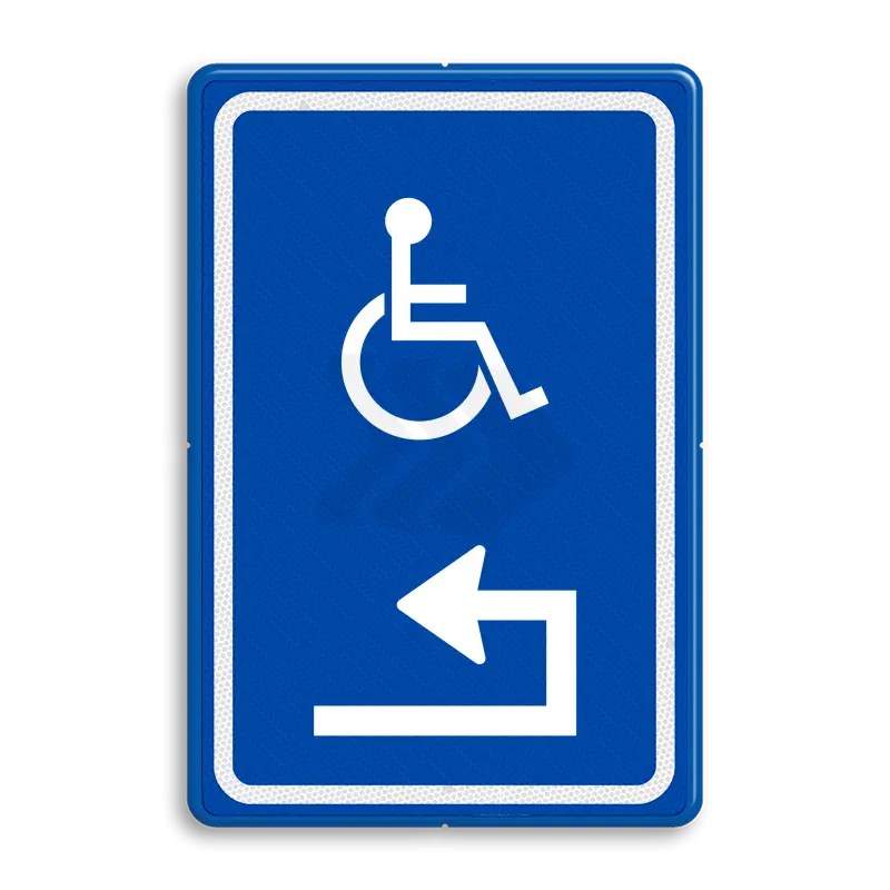 Parkeerborden mindervaliden - verkeersbord-rvv-e06-routebord-mindervaliden-traffictotaal