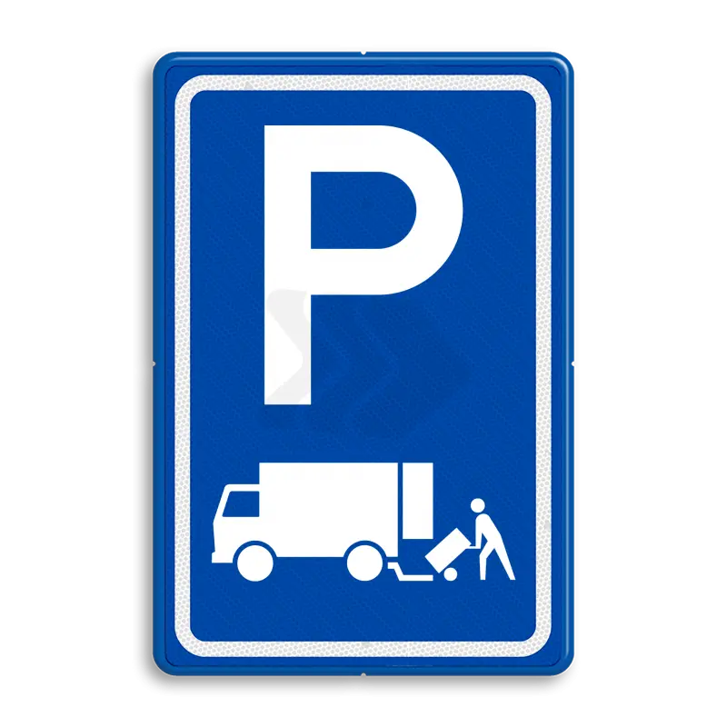 Parkeerroute borden - verkeersbord-rvv-e07-parkeergelegenheid-laden-en-lossen
