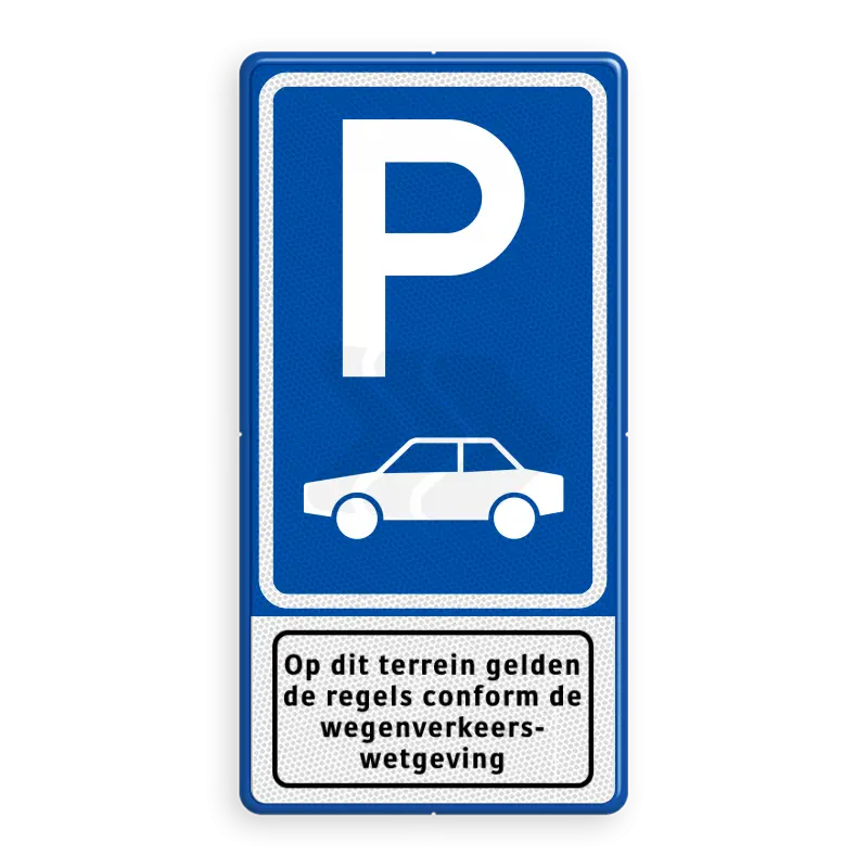 PARKEERBORDEN - verkeersbord-rvv-e08-pictogram-parkeerplaats-autos