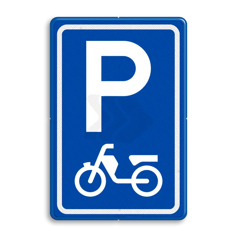PARKEERBORDEN - verkeersbord-rvv-e08e-parkeerplaats-bromfietsen-en-scooters