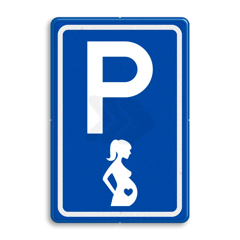 PARKEERBORDEN - verkeersbord-rvv-e08t-zwangere-vrouwen-bt11
