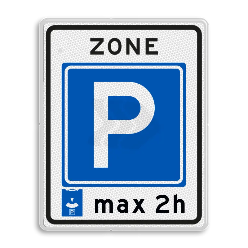 ZONEBORDEN - verkeersbord-rvv-e10zb-parkeerzone-parkeerkaart