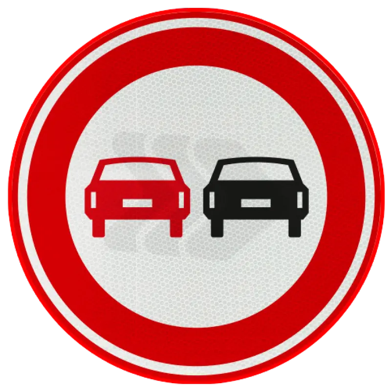 F - VERBODSBORDEN - verkeersbord-rvv-f01-voertuigen-verboden-in-te-halen-