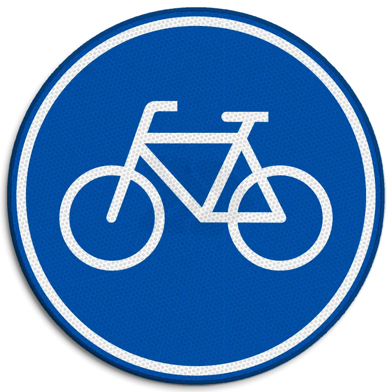 GEBODSBORD - verkeersbord-rvv-g11-fietspad