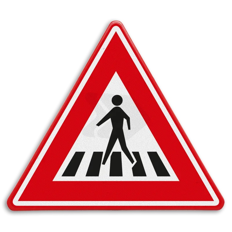 Waarschuwingsborden (J-serie) - verkeersbord-rvv-j22-vooraanduiding-voetgangers-oversteekplaats
