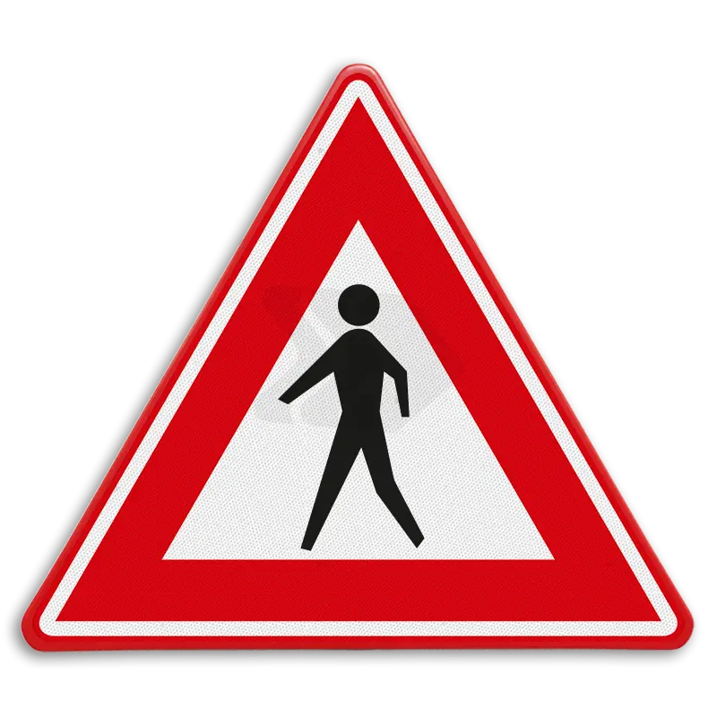 Waarschuwingsborden - verkeersbord-rvv-j23-vooraanduiding-voetgangers-oversteekplaats