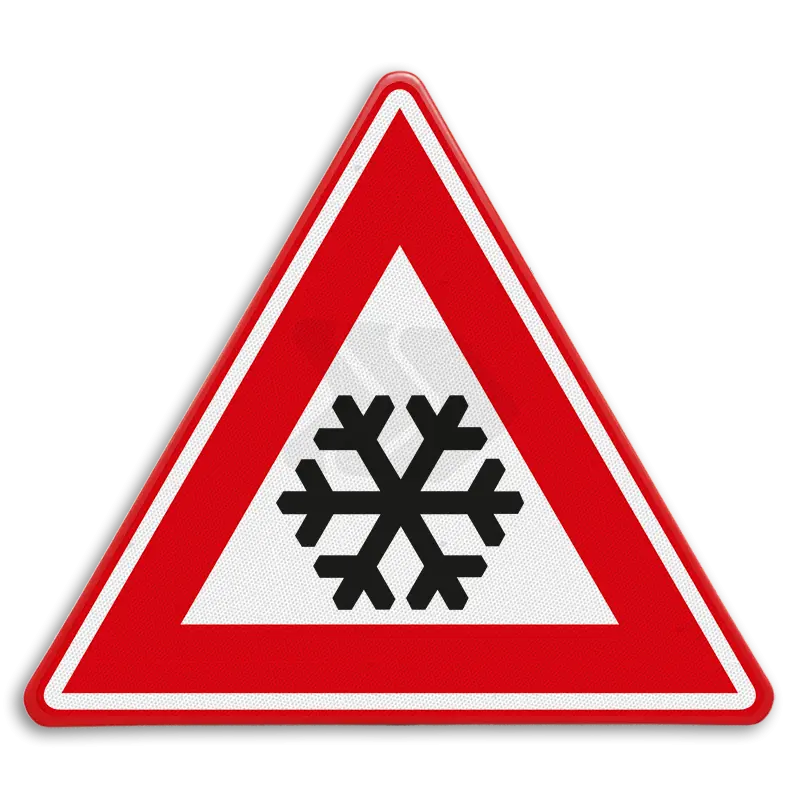 Waarschuwingsborden - verkeersbord-rvv-j36-vooraanduiding-ijzel-of-sneeuw
