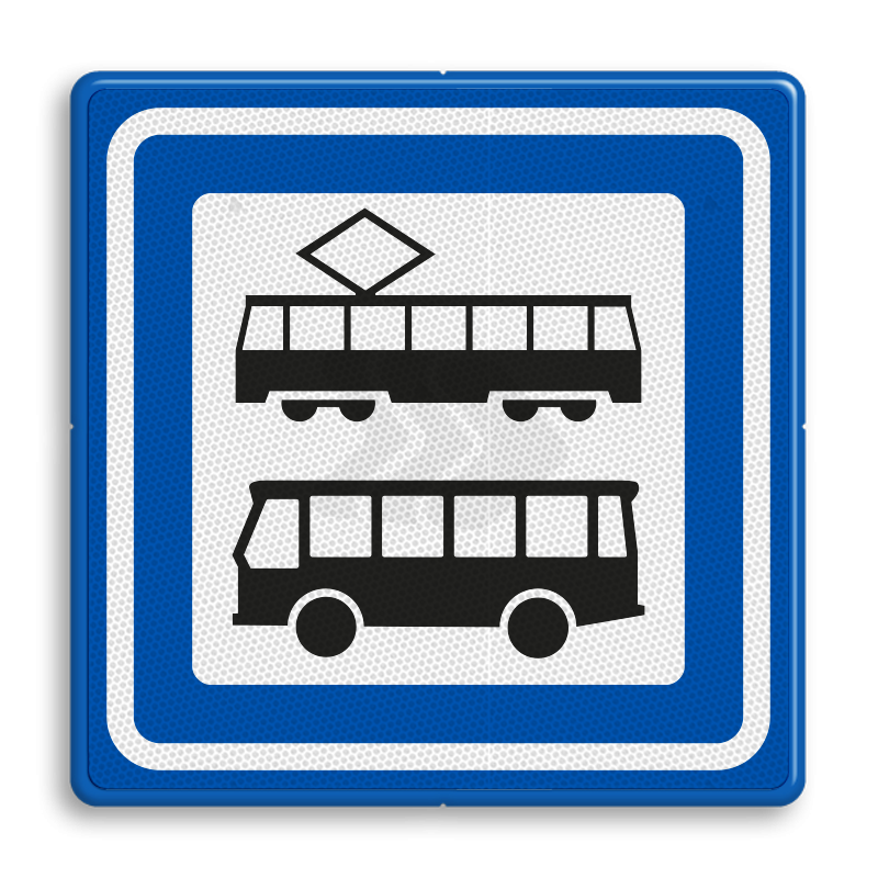 L - INFORMATIEBORDEN - verkeersbord-rvv-l03a-tramhalte-bushalte