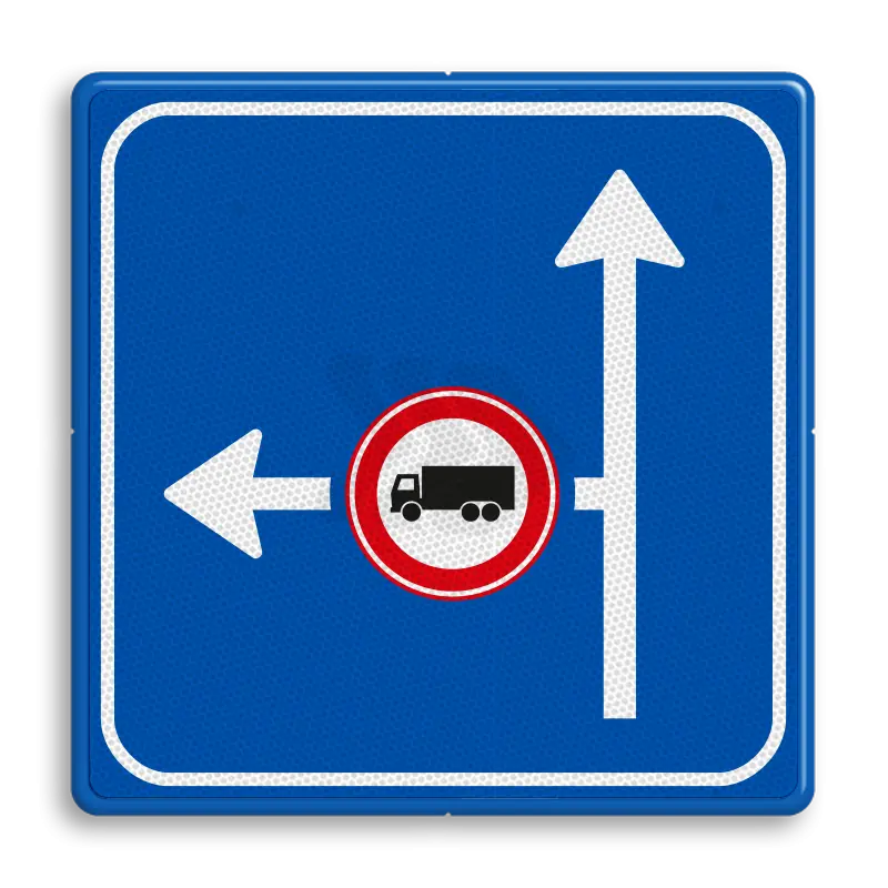 L - INFORMATIEBORDEN - verkeersbord-rvv-l10-02l-c07-links-verboden-voor-vrachtverkeer