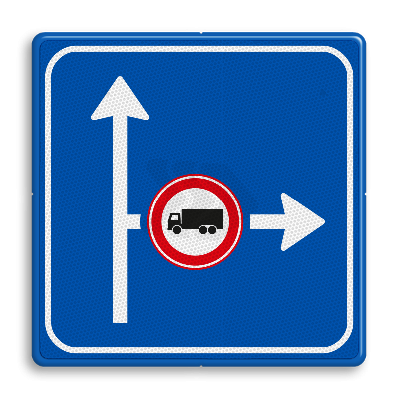 L - INFORMATIEBORDEN - verkeersbord-rvv-l10-02r-c07-rechts-verboden-voor-vrachtverkeer