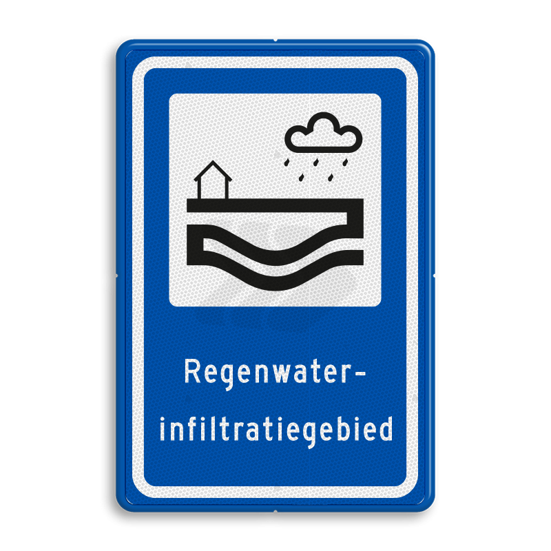 L - INFORMATIEBORDEN - verkeersbord-rvv-l307b-regenwaterinfiltratiegebied