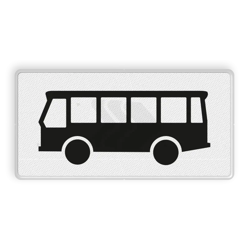 OB - ONDERBORDEN - verkeersbord-rvv-ob12-onderbord-geldt-alleen-voor-bussen