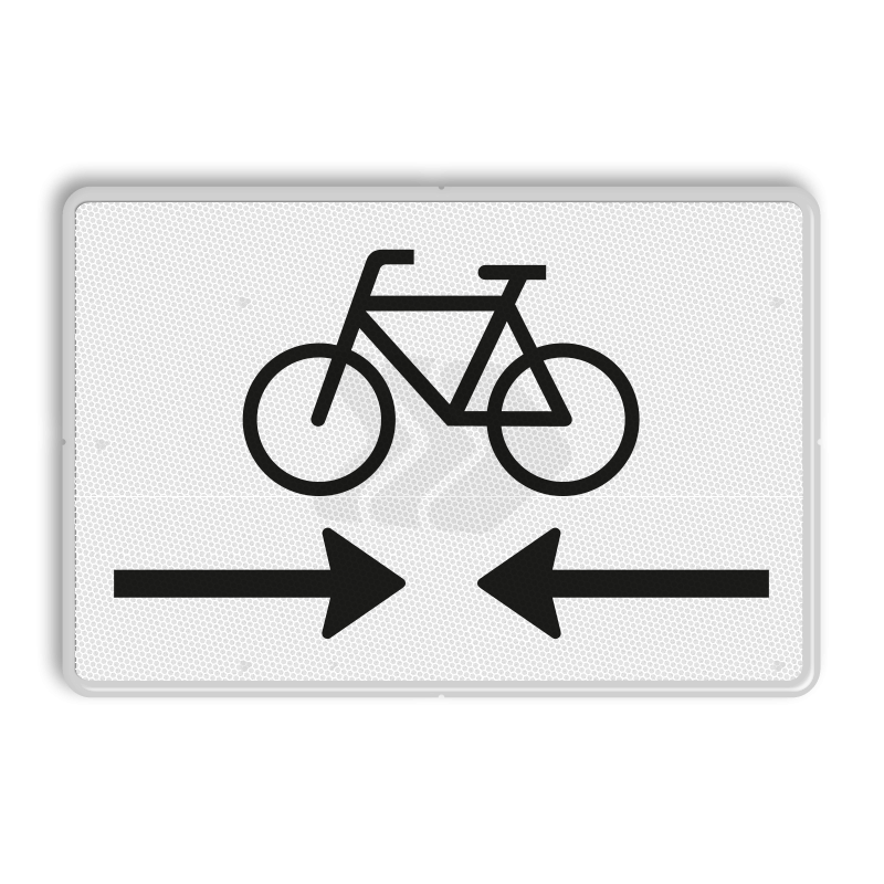 OB - ONDERBORDEN - verkeersbord-rvv-ob503ob02-onderbord-kruising-fietspad