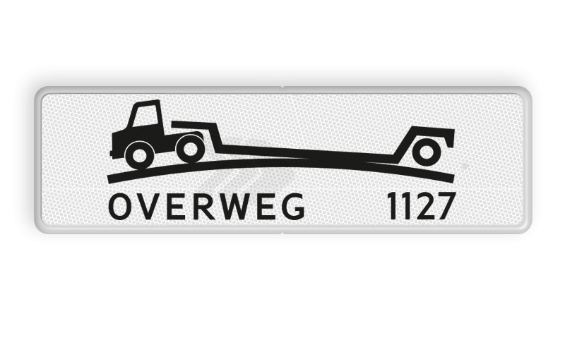 OB - ONDERBORDEN - verkeersbord-rvv-ob618-onderbord-verhoogde-overweg