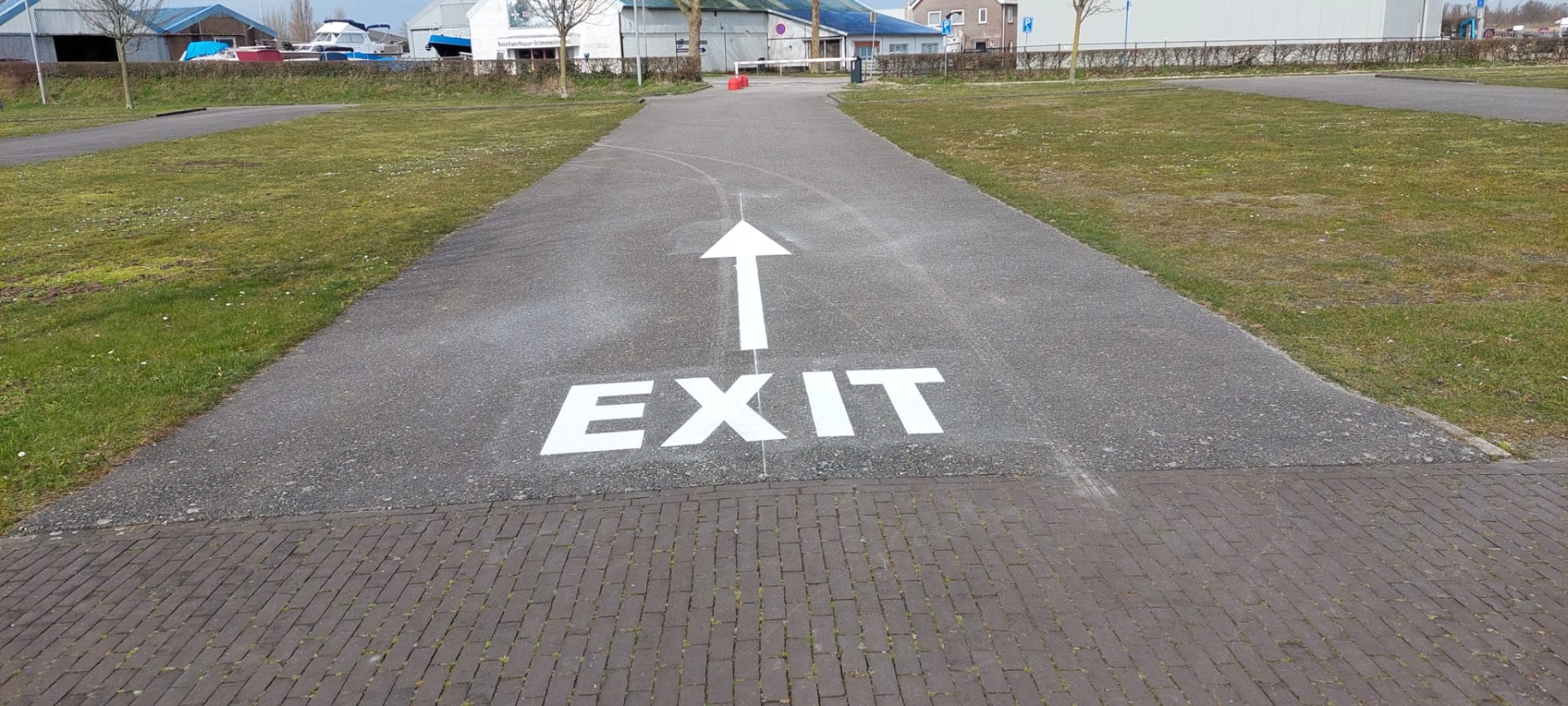 Overige belijning - exit-markering-belijning-teksten