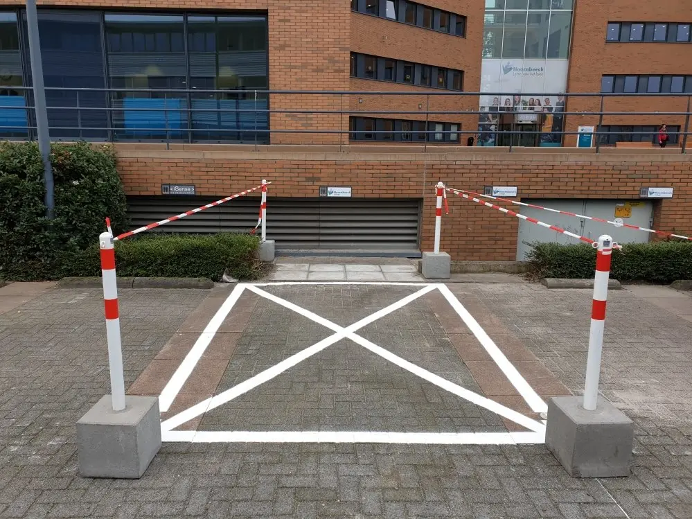 Niet parkeren - kruis 