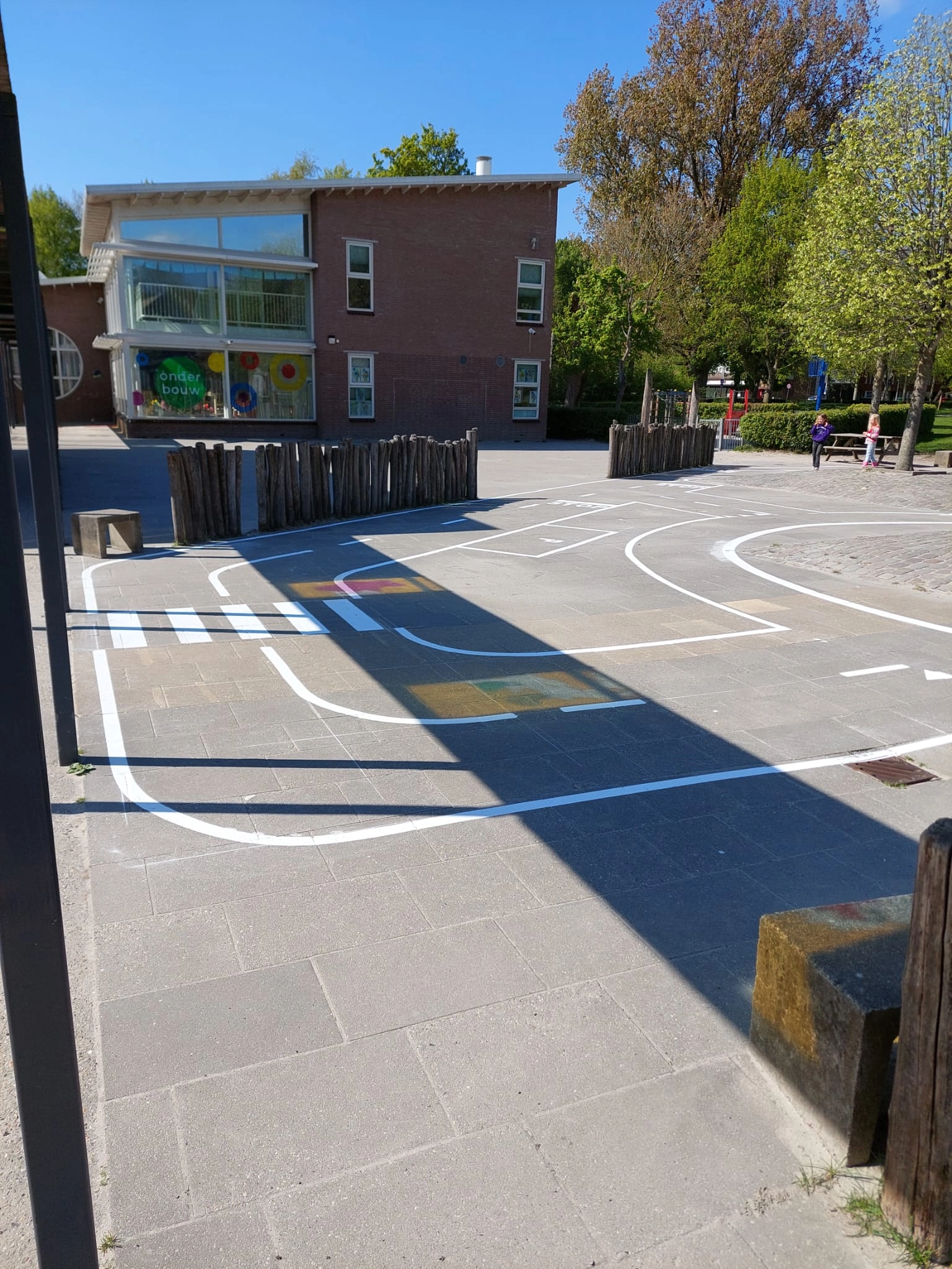 Schoolplein spel markering - verkeerspleintje-voor-schoolpleinen