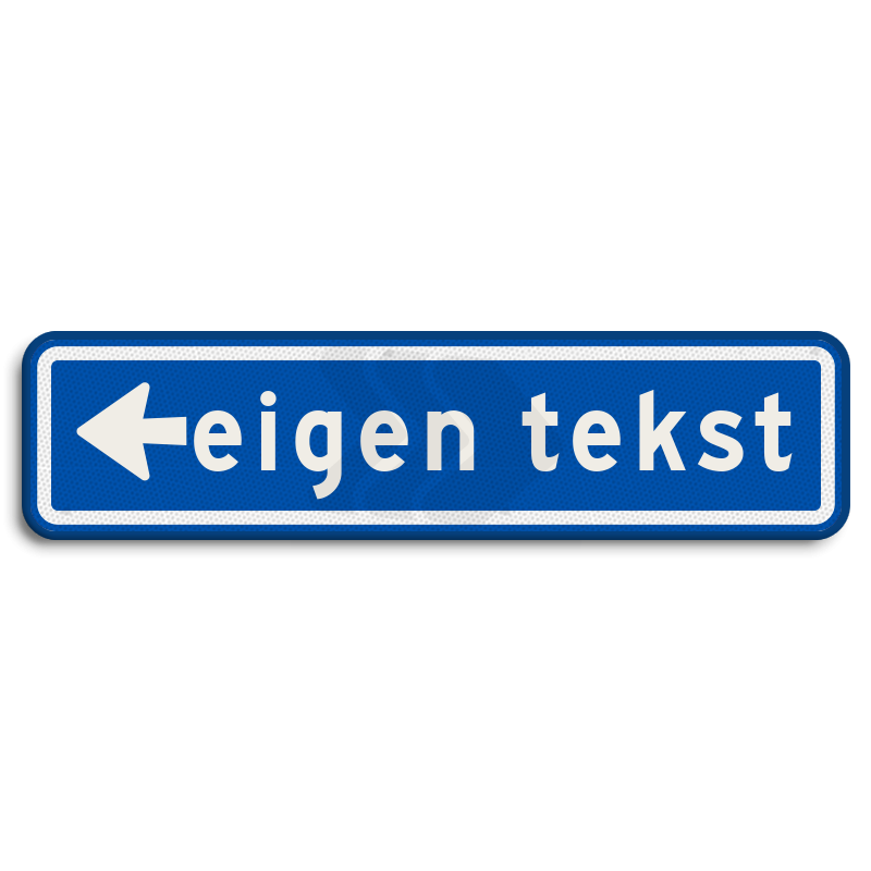 Straatnaambord - straatnaambord%20pijl%20naar%20links%20bestellen%20traffictotaal.nl