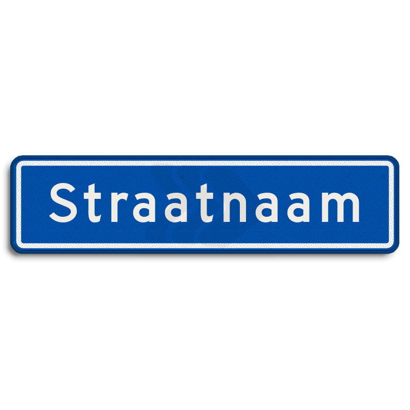 Straatnaambord - straatnaambord-11-karakters-800x200-mm-nen-1772-Traffictotaal.nl