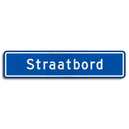 Straatnaamborden - straatnaambord-12-karakters-900x200-mm-nen-1772-Traffictotaal.nl