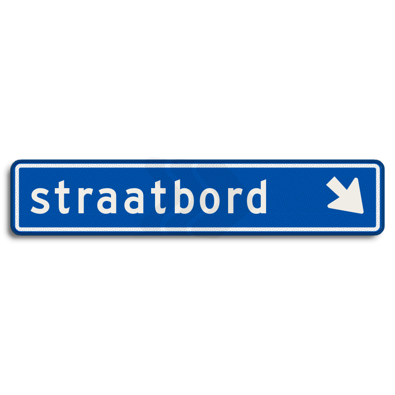 Straatnaambord - straatnaambord-14-karakters-900x200-mm-pijlnaarrechtsbeneden-nen-1772-Traffictotaal.nl