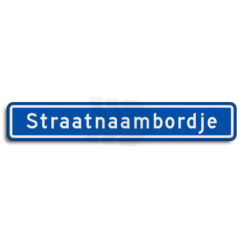 Straatnaambord - straatnaambord-16-karakters-900x150-mm-nen-1772-Traffictotaal.nl