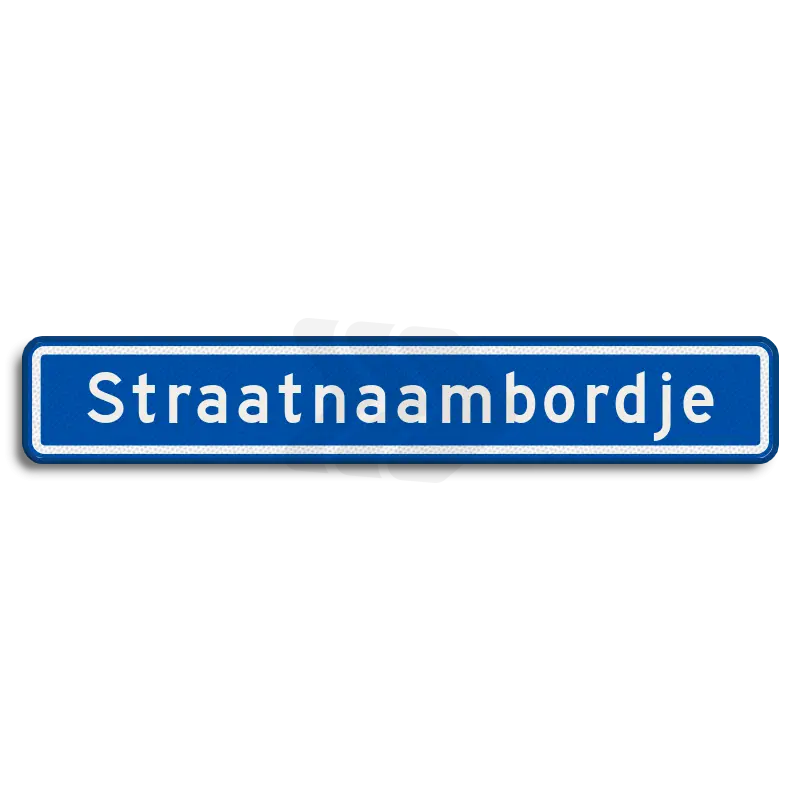 Straatnaamborden - straatnaambord-16-karakters-900x150-mm-nen-1772-Traffictotaal.nl