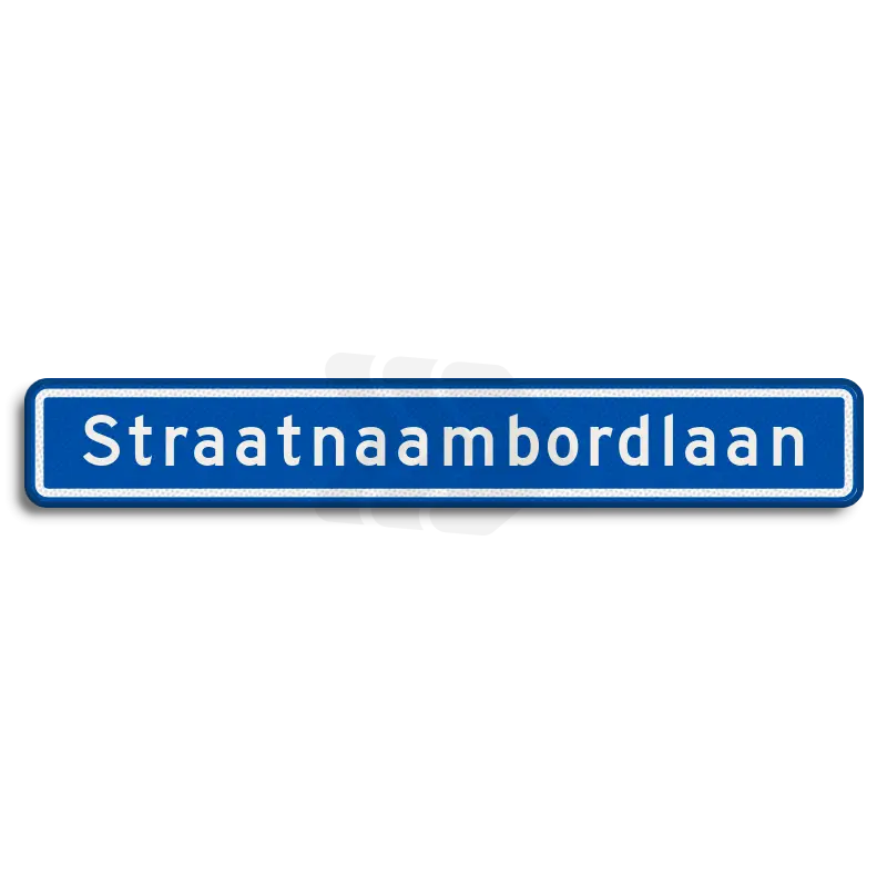 Straatnaamborden - straatnaambord-18-karakters-1000x150-mm-nen-1772-Traffictotaal.nl