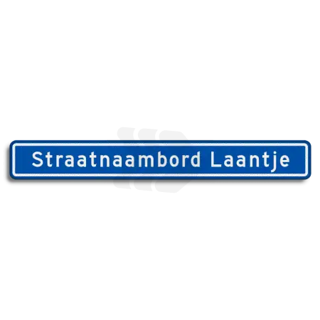 Straatnaamborden - straatnaambord-22-karakters-1180x150-mm-nen-1772-Traffictotaal.nl