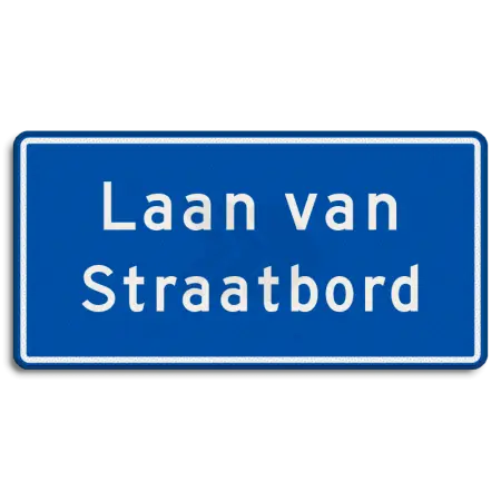 Straatnaamborden - straatnaambord-22-karakters-800x400-mm-nen-1772-Traffictotaal.nl