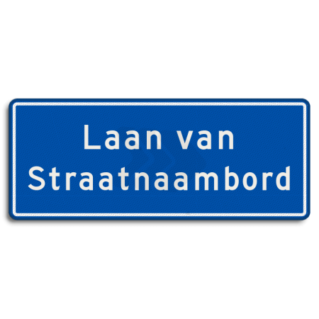 Straatnaambord - straatnaambord-28-karakters-1000x400-mm-nen-1772-Traffictotaal.nl
