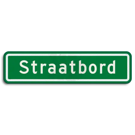 Straatnaamborden - straatnaambord-groen-10-karakters-600x150mm-Traffictotaal.nl