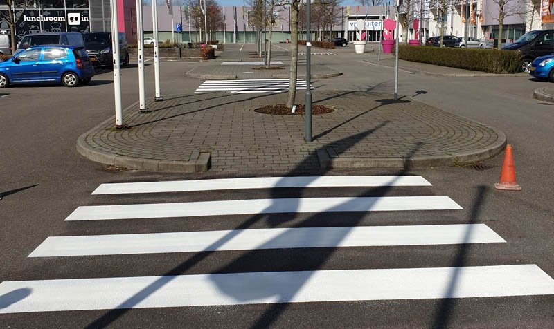 Overige markeringen - voetgangersoversteekplaat-zebrapad-