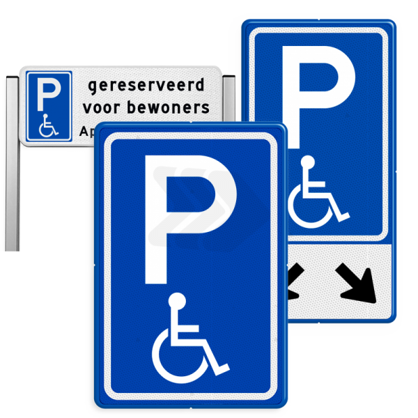 Parkeeerborden-parkeren-mindervaliden-verkeersborden-Traffictotaal.nl