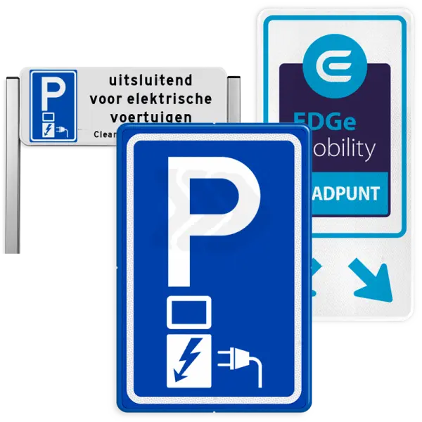 elektrische parkeervak verkeersbord Traffictotaal.nl